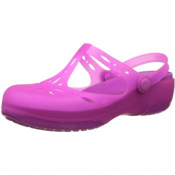 Crocs Carlie Cut out Clog, Zuecos para Mujer, Viola