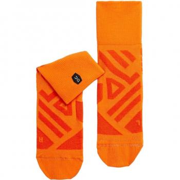 Calcetines de running para mujer On Performance Mid naranja brillante - Talla 38-39