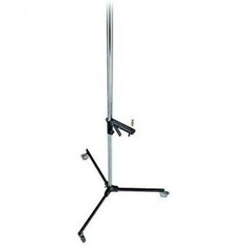 Manfrotto 231CS - Trípode con ruedas, plateado