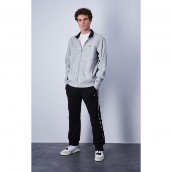 Chándal de hombre Champion Full Zip Gris/Negro