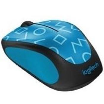 Logitech M238 Party collection Geo - Ratón inalambrico, color azul