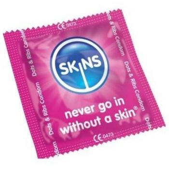 Preservativos Skins Puntos & Estrías - Bolsa 500 Uds