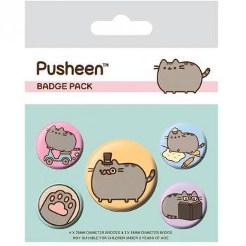 Paquete de insignias Pusheen, multicolor, 10 x 12,5 cm