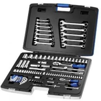 Britool E032911B 1/4 and 1/2-inch Mixed Socket Drive and Spanner Set