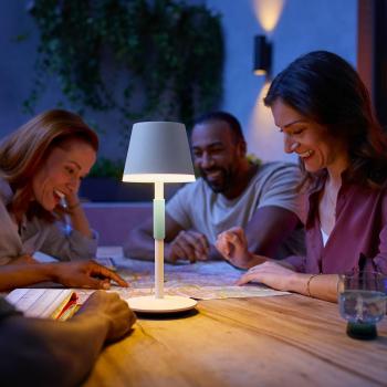 Philips Hue Go Portable Table Lamp with White and Colour Ambience LED Light Source