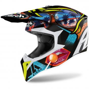Airoh Casco de Cross Wraap Lollipop Matt