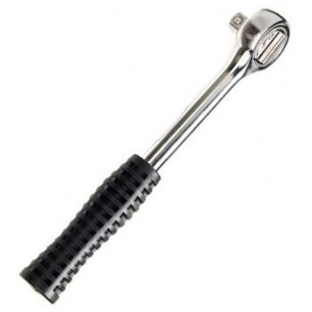 Llave de Carraca Maurer con Mango de Goma 1/4 en Cromo Vanadio