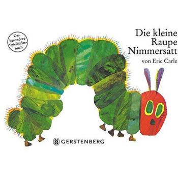 La pequeña oruga glotona - Edición grande de cartón, libro infantil de Eric Carle (0-3 años)