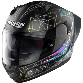 Casco Integral Nolan N60-6 Sport Raindance Negro-Multicolor