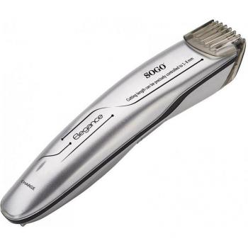 Cortapelos Inalámbrico Recargable Sogo SS-3455 Elegance 7W con Peine Guía de Precisión y Hoja de Acero de Alta Calidad - Plata