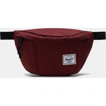 Herschel Classic Hip Pack Granate - Riñonera de Cintura Unisex en Color Borgoña