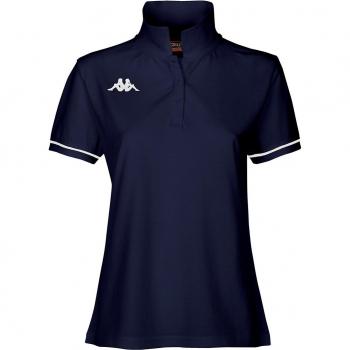 Kappa Polo de Mujer Barla - Polo de manga corta, diseño moderno, tejido ligero y transpirable, ajuste cómodo, ideal para actividades deportivas y uso diario