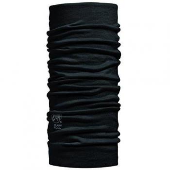 Original Buff Merino Lana - Tubular unisex, negro, talla unica