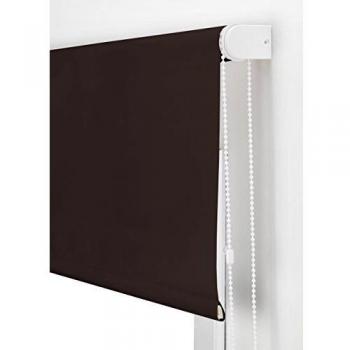 Blindecor Draco - Estor Enrollable Opaco, 120 x 230 cm, Marrón
