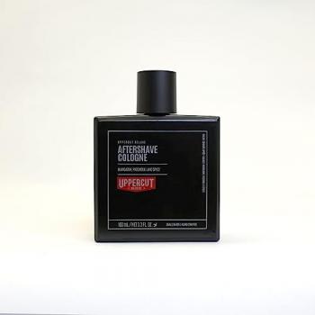 Uppercut Deluxe Aftershave Cologne 100 ml para hombre, fragancia original Norte, notas base amaderadas con toques de mandarina, patchouli y especias, adecuado para piel sensible