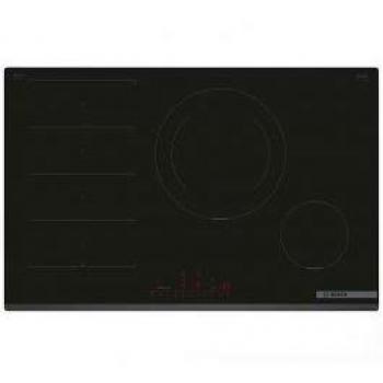 Placa de inducción Bosch PXE831HC1E 80 cm 4 fuegos 7400W negra