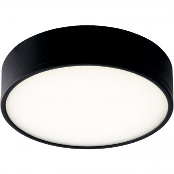 Panel LED Klio Aluminium 40x5.1cm, Diffuseur acrylique Noir, 6200lm, 4000K