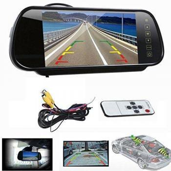 Dax 7 Pulgadas Monitor TFT LCD Camara De Vision Color Sistema De Cámara Retrovisor Visión Trasera Monitor de Coche Trasera Camara de Reserva del Coche