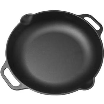 Paellera Victoria de Hierro Fundido Esmaltado Inducción 33cm, Apta para Fuego, Barbacoa y Horno, Libre de Tóxicos