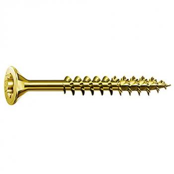 Tornillo Universal SPAX T-Star Plus 6x40mm - Cabeza Avellanada, Galvanizado, Caja de 15 Unidades