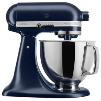Robot de Cocina KitchenAid Artisan 5KSM125EIB Azul Ink, 300W, Bol de Acero Inoxidable 4.8L, Cabezal Inclinable