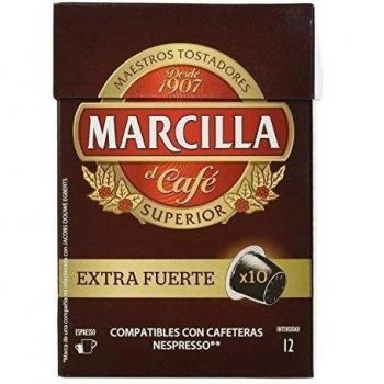 Marcilla - Cápsulas De Café Extra Fuerte - 10 cápsulas - 52 g