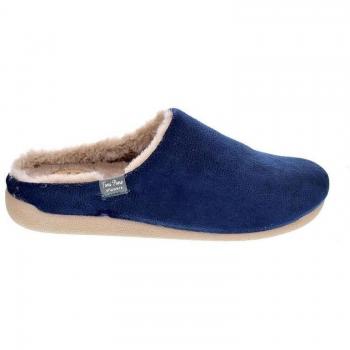 Toni Pons Noti-BD Marino Zapatillas de Casa para Hombre Abiertas de Tejido Fabricadas en España