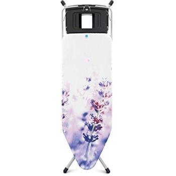 Brabantia 108907 - Mesa de planchar, Soporte plegable para unidades de vapor, Estructura Gris, Multicolor