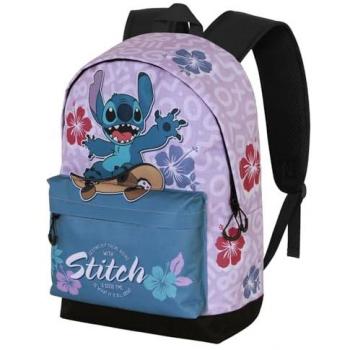 Mochila adaptativa Disney Lilo y Stitch Skate HS FAN 2.2, color lila, dimensiones 44x31x18 cm, capacidad 24 L