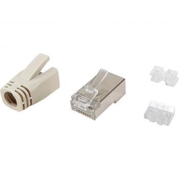 Conector RJ-45 Equip - 121182 Acero inoxidable Transparente Blanco