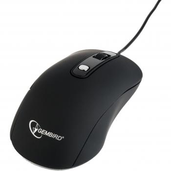 Gembird MUS-U-106 USB Óptico 1600DPI mano derecha Negro - Ratón