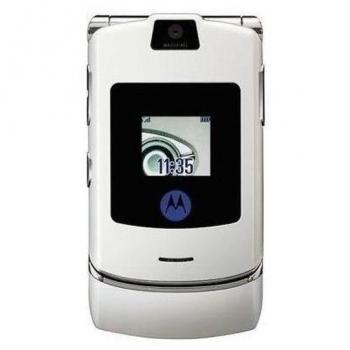 Poltrona Gaming Blanca con Diseño Ergonómico y Soporte para la Espalda - Motorola V3 Ultra Fino con Cámara Digital y Bluetooth