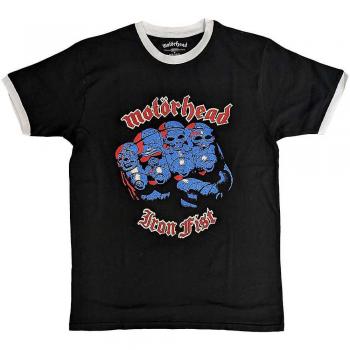 Motorhead Iron Fist Black Ringer T-Shirt Medium