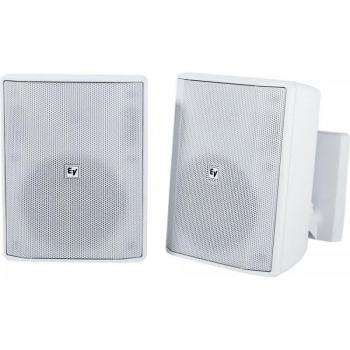 Electro-Voice EVID-S5.2TW 5.25 2-Way 70/100V Commercial Loudspeaker, Pair, White