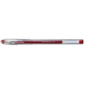 Pilot – Lote de 3 bolígrafos de gel G-1 punta fina de 0,5 mm, trazado de 0,3 mm, color rojo