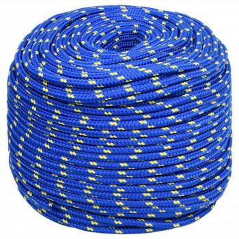 Cuerda para barco 8 mm 250 m Polipropileno Azul resistente a los rayos UV y a la abrasión