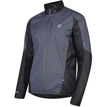 Dare2b Mediant - Chaqueta Técnica Impermeable Y Transpirable, Detalles Reflectantes, Costuras Selladas, Forro De Malla Jackets Waterproof Shell, Hombre, Quarry Grey/Black, M
