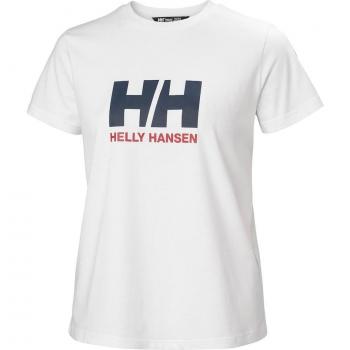 Camiseta Helly Hansen Logo blanca manga corta para mujer