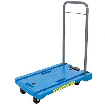 Silverline 950179 Carretilla de Transporte con Plataforma de Polipropileno, Azul