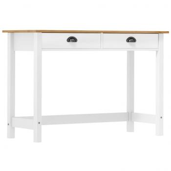 vidaXL Console Table Hill with 2 Drawers 110x45x74 cm Solid Pine Wood