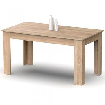 Mesa Comedor Briebe Opal Madera para Salón o Cocina, capacidad para 4-6 personas, dimensiones 77x140x80 cm (Alto x Ancho x Profundo), diseño moderno en Roble Cambrian