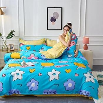 Funda De Edredón para Niños Ropa De Cama Infantil Juego De Funda Nórdica Funda De Edredón 150 * 200 Cm