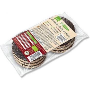 Frusano Organic Rice Cakes Dark Chocolate 100g