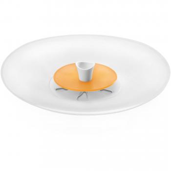 Metaltex Safe-Boil Tapadera Universal, Silicona, Naranja, 30 cm