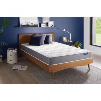 Colchón Actiflex Dream 140x210cm - Espesor: 22 cm - Muelles ensacados y espuma viscoelástica - Moderadamente rígido - 5 zonas de confort