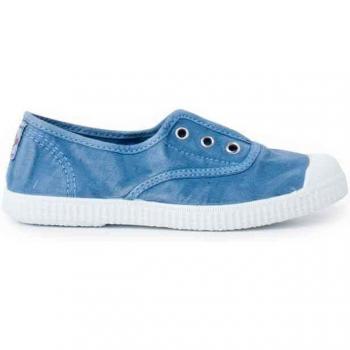 Zapatillas de lona para niños con cordones y efecto desgastado