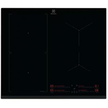 Piano Cottura de Inducción Electrolux EIS62453, 4 Zonas, 60 cm, Negro, Integrado, con Tecnología SenseBoil