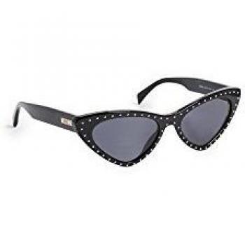 Moschino MOS006/S 807 Black MOS006/S Cats Eyes Sunglasses Lens Category 3 Size