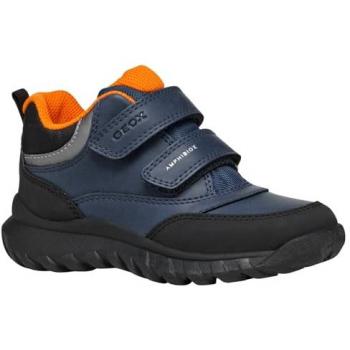Zapatillas Geox Simbyos ABX Niño Azul/Naranja 28