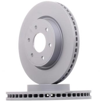 Disco de freno ATE 24.0128-0286.1, frente, ventilado, altamente carbonizado, 1 pieza
